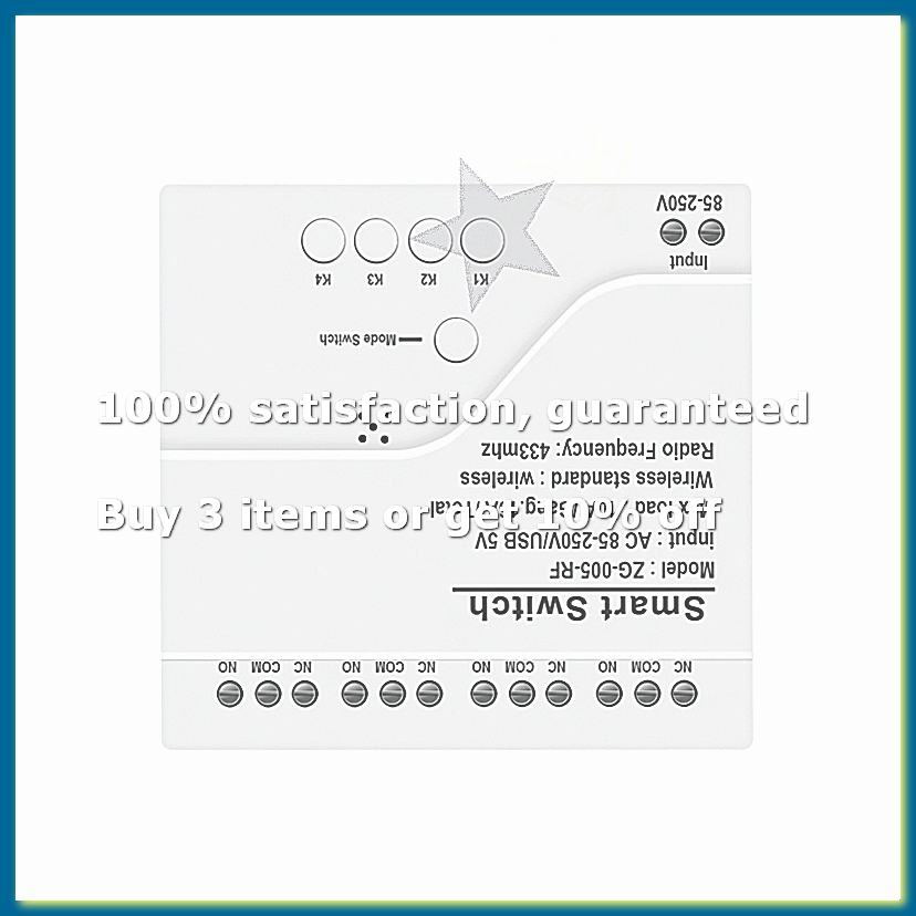 Tuya Smart Switch - Modul Sakelar Lampu Pintar Zigbee 4CH
