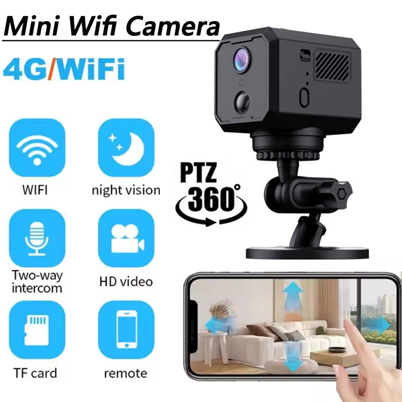 Smart Home Kamera Outdoor - Kamera Mini Wifi 360 PTZ Smart