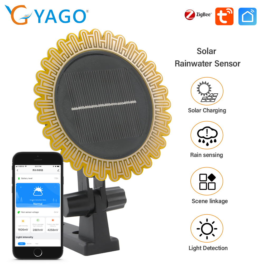 Smart Home Elements - Zigbee Tuya Sensor deteksi cuaca sinar