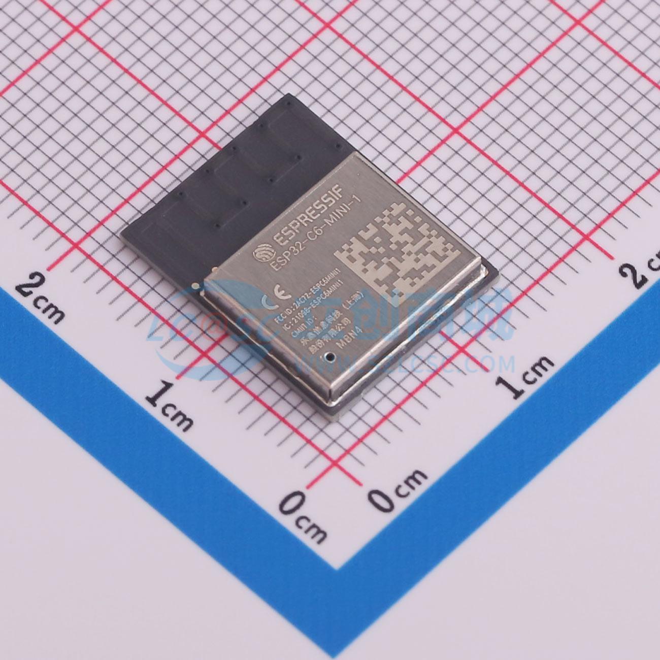 Smart Home Iot - 4 Buah ESP32-C6-MINI-1-N4 SMD-53P ESP32-C6FH4 I2C