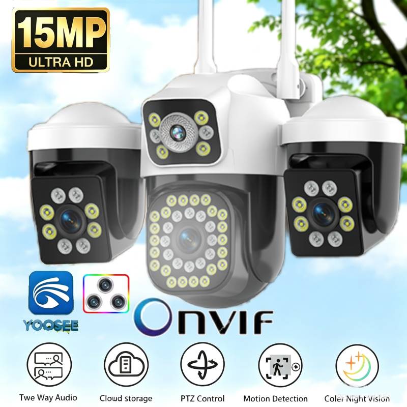 Smart Home Kamera Outdoor - Kamera IP YOOSEE Home 15MP untuk