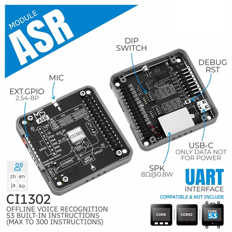 Smart Home Ir - Modul ASR AI Modul Suara Offline