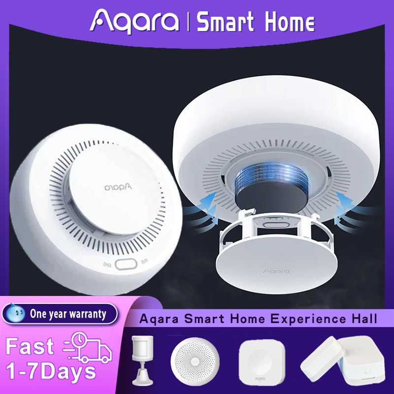 Smart Home Future - Aqara Sensor detektor asap cerdas, Monitor
