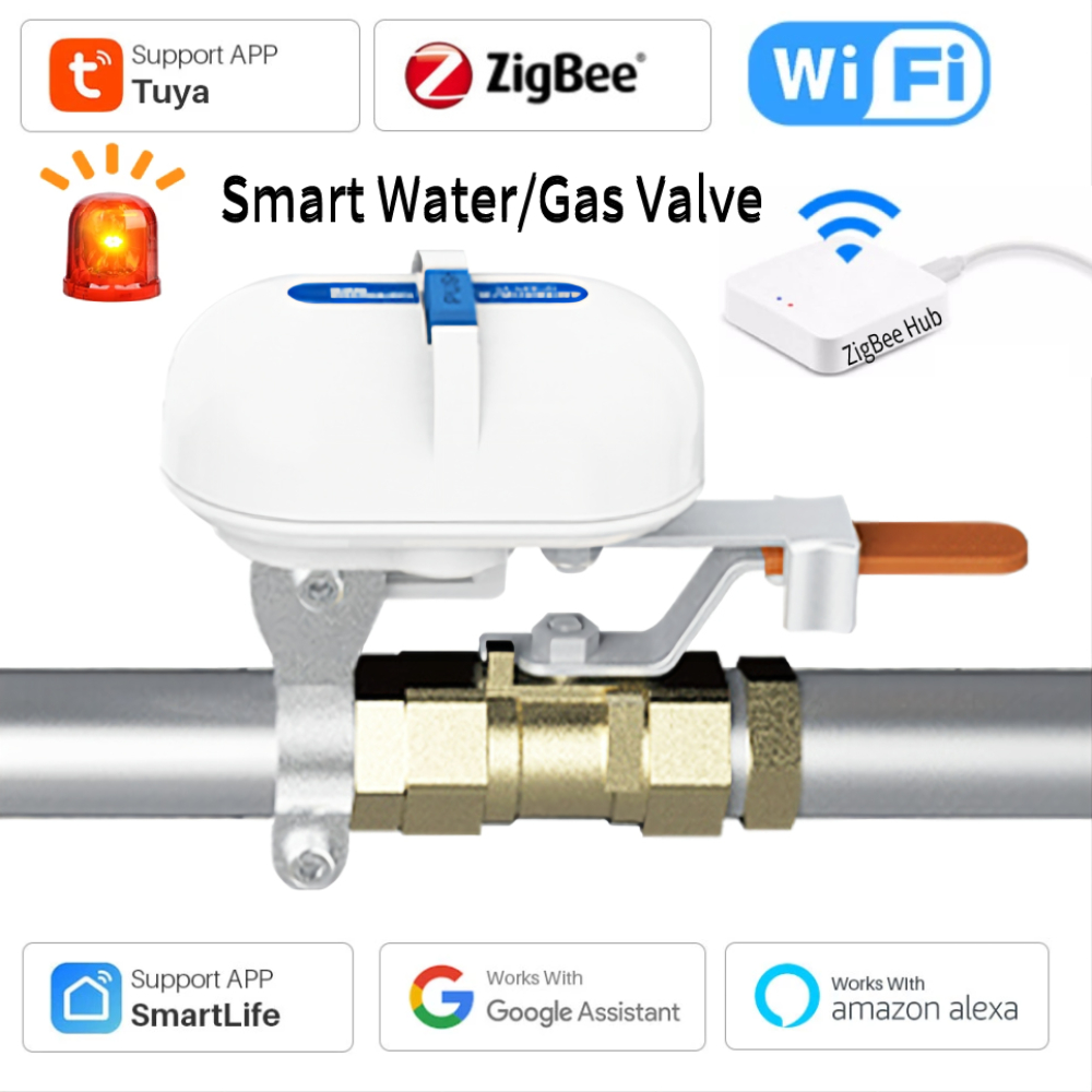 Smart Home Google Assistant - Tuya Smart Home WiFi Zigbee Katup