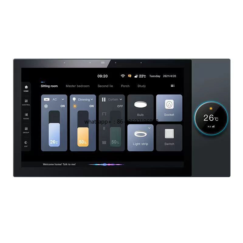 Smart Home Hub - Panel Kontrol Pusat Layar Sentuh Multi-fungsi
