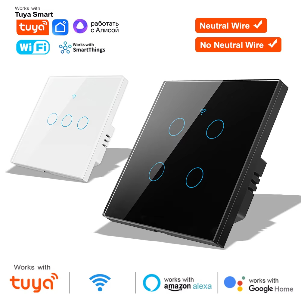 Tuya Smart Switch - 1 2 3 4 Gang WiFi