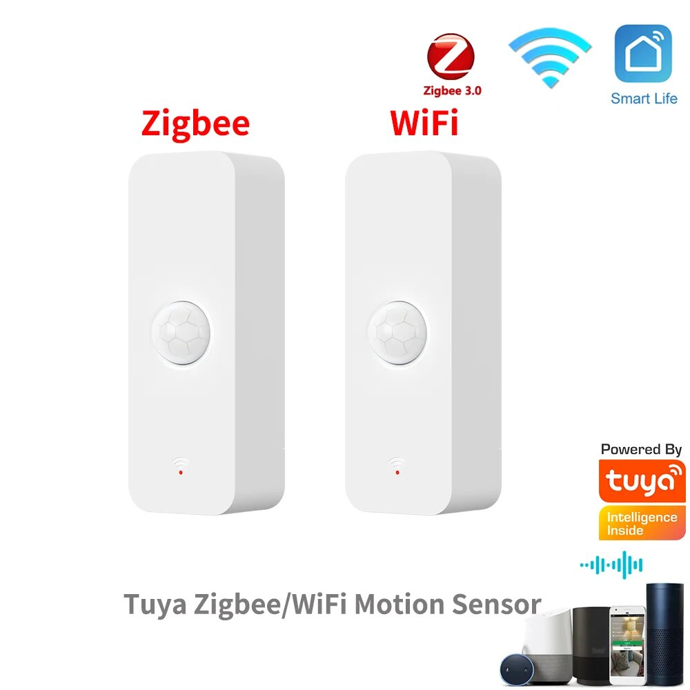 Smart Home Google Assistant - Zigbee PIR Sensor gerak WiFi, detektor