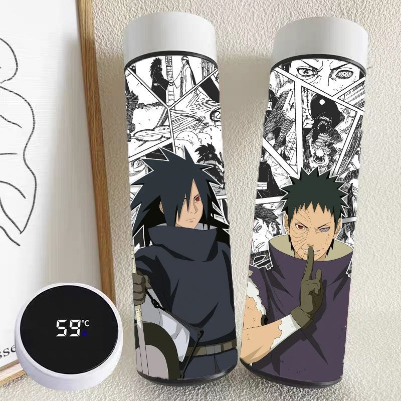 Home Smart Kettle - 500Ml Termos Terisolasi Anime Naruto Tutup