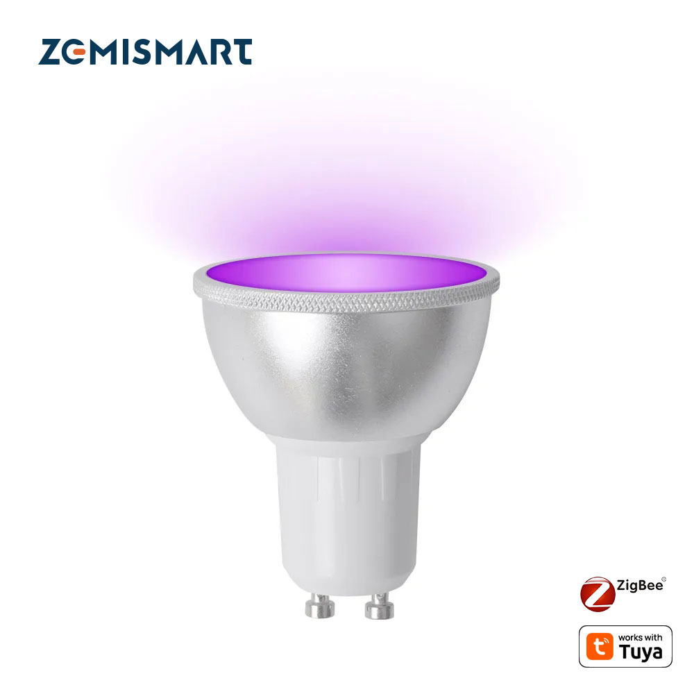 Smart Home Orvibo - Zemismart Zigbee GU10 bohlam LED cerdas,