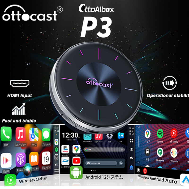 Smart Home Orvibo - OTTOCAST P3 CarPlay AI Box Nirkabel