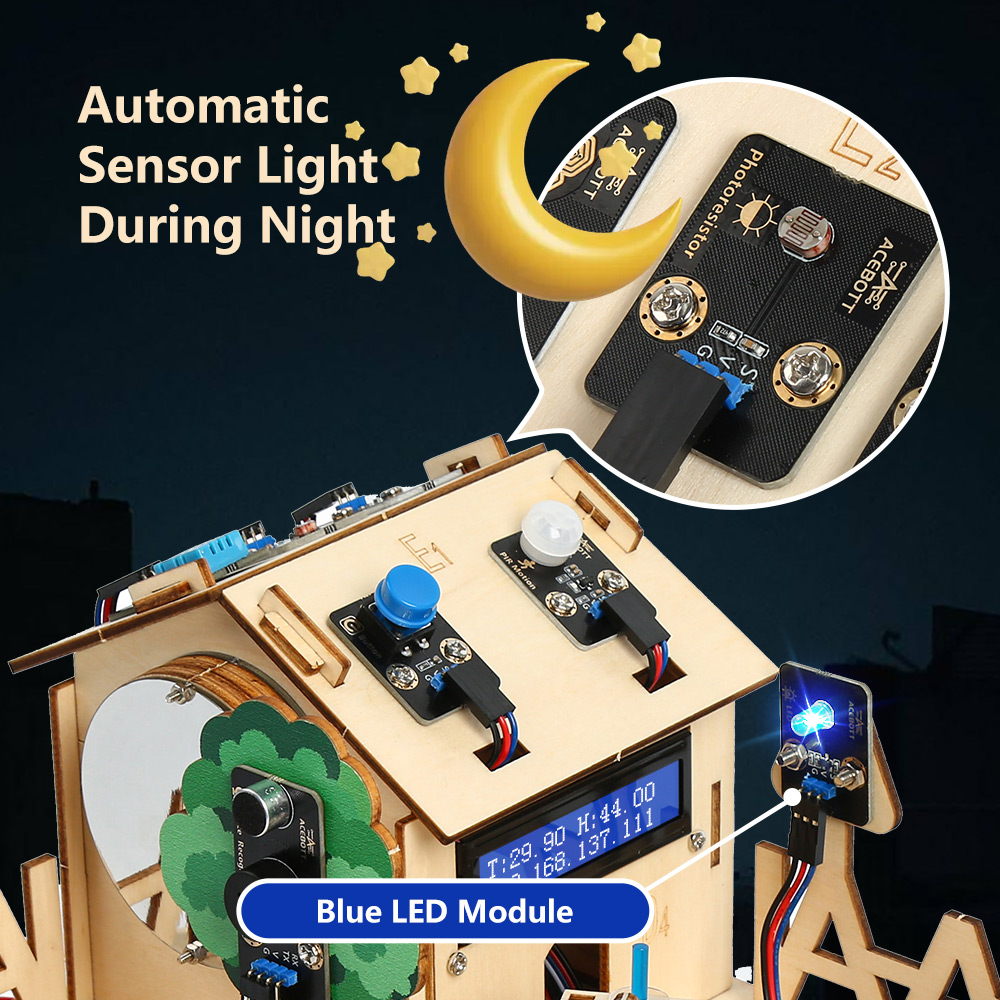 ACEBOTT Smart Home STEM STEAM  - Smart Home Arduino Uno ulasan dan harga