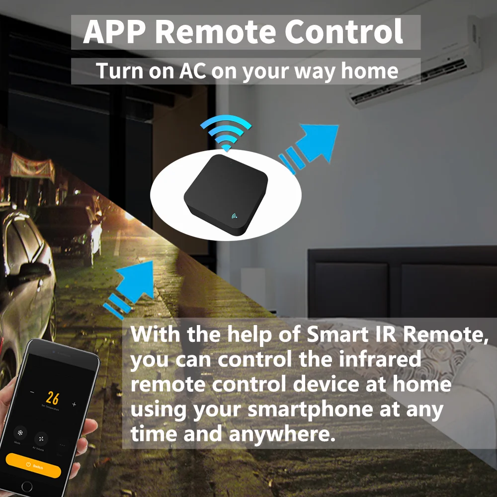 Tuya Smart IR Remote WiFi IR B - Smart Home Ir ulasan dan harga