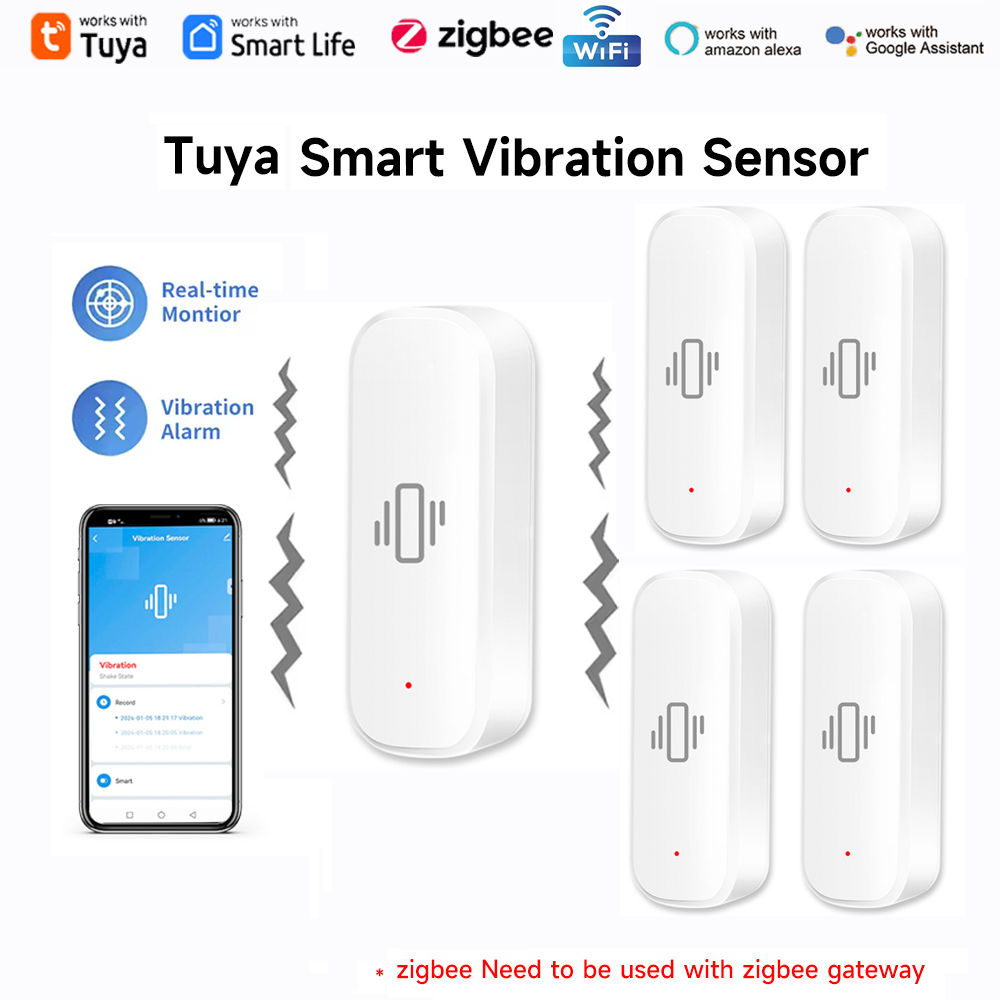Tuya WiFi Zigbee Sensor Getara - Smart Home Google Assistant ulasan dan harga