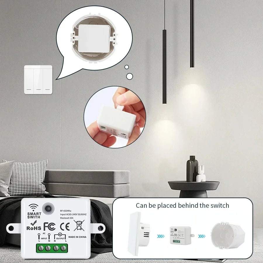 Sakelar Kontrol Jarak Jauh Nir - Smart Home Button ulasan dan harga