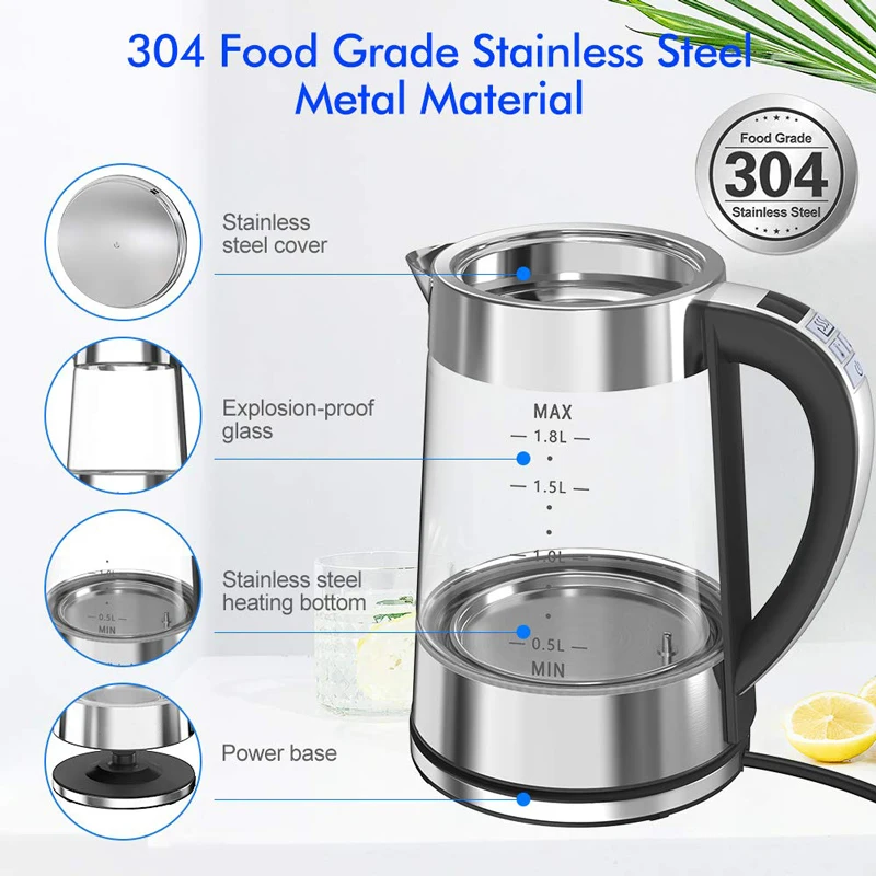 Ketel Listrik Kaca Termostatik - Home Smart Kettle ulasan dan harga