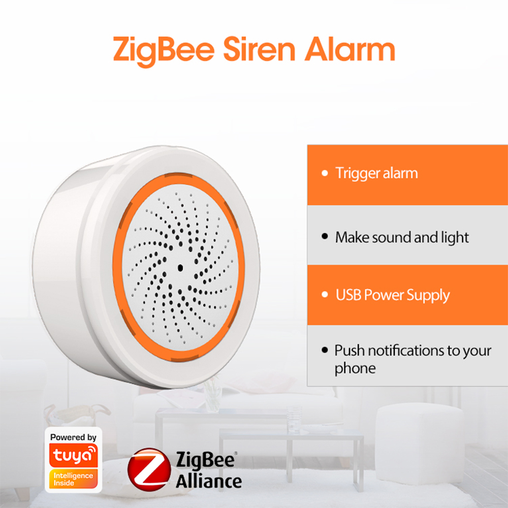 Coolcam Tuya Zigbee Alarm Sire - Smart Home Hub ulasan dan harga