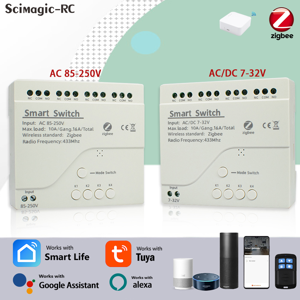 Modul Relay Rumah Pintar Zigbe - Smart Home Google Assistant ulasan dan harga