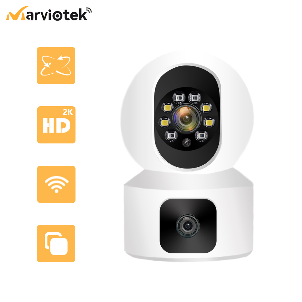 Kamera Penghalang Wifi 2K Lens - Smart Home Kamera Outdoor ulasan dan harga