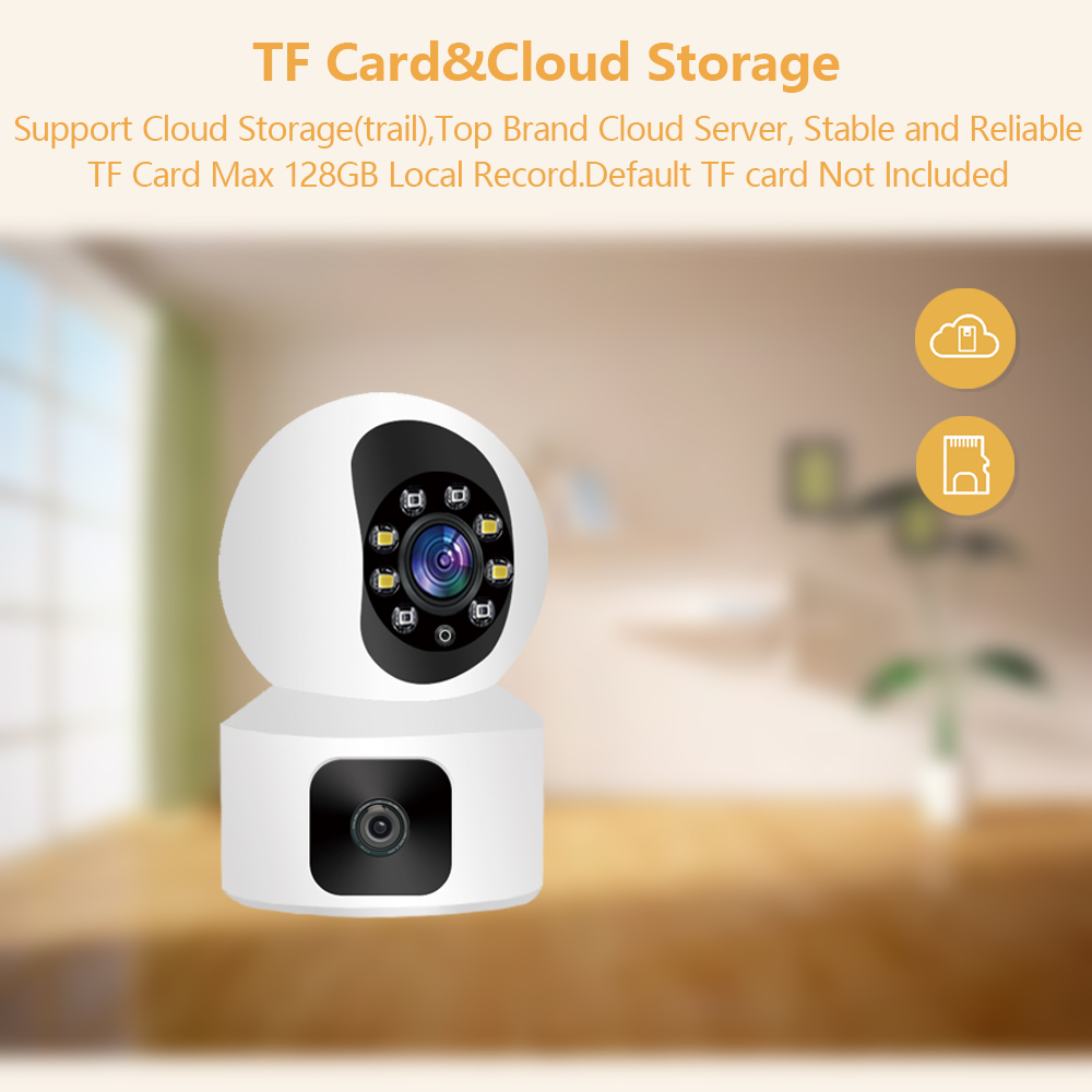 Kamera Penghalang Wifi 2K Lens - Smart Home Kamera Outdoor ulasan dan harga