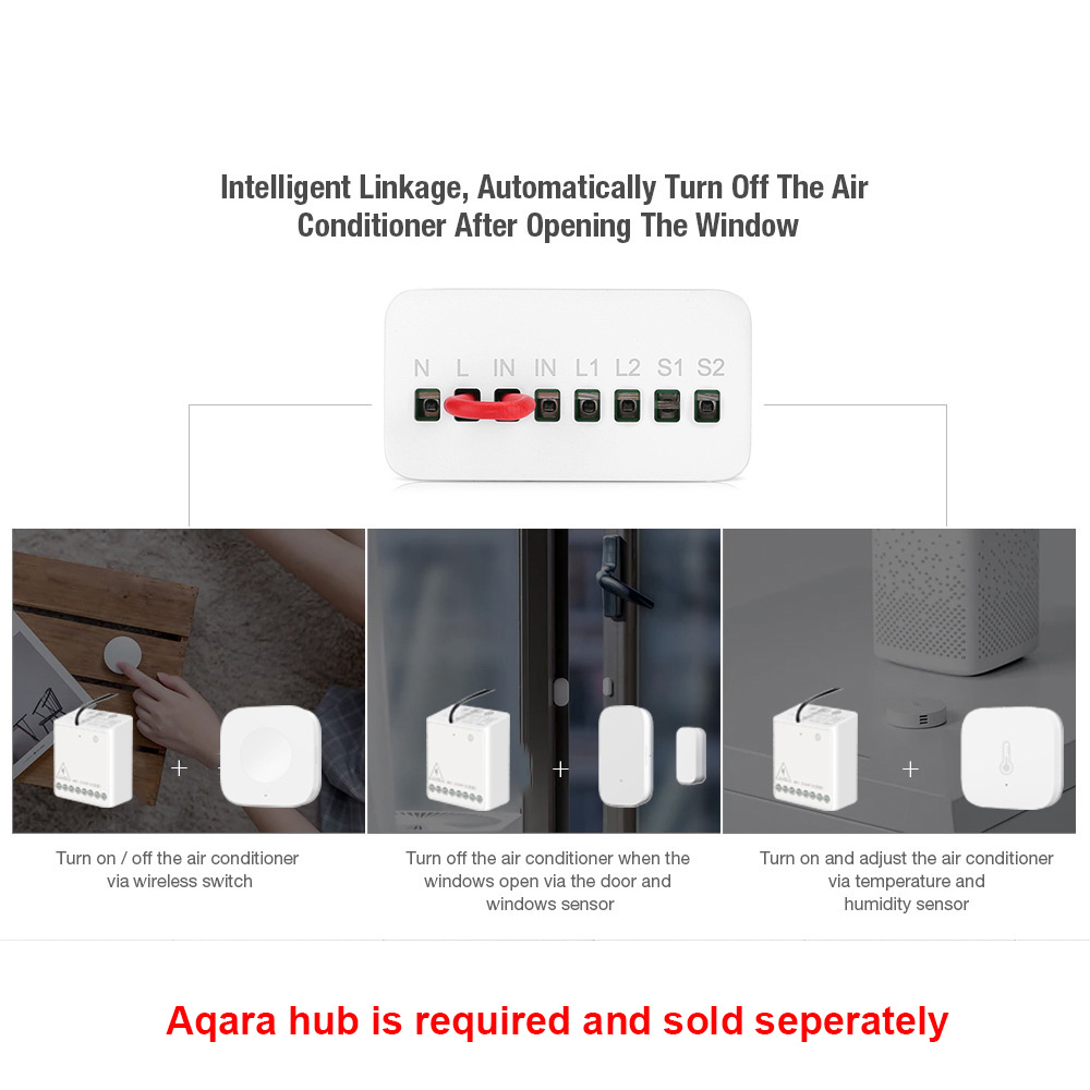 Modul Kontrol Dua Arah Aqara S - Smart Home Future ulasan dan harga