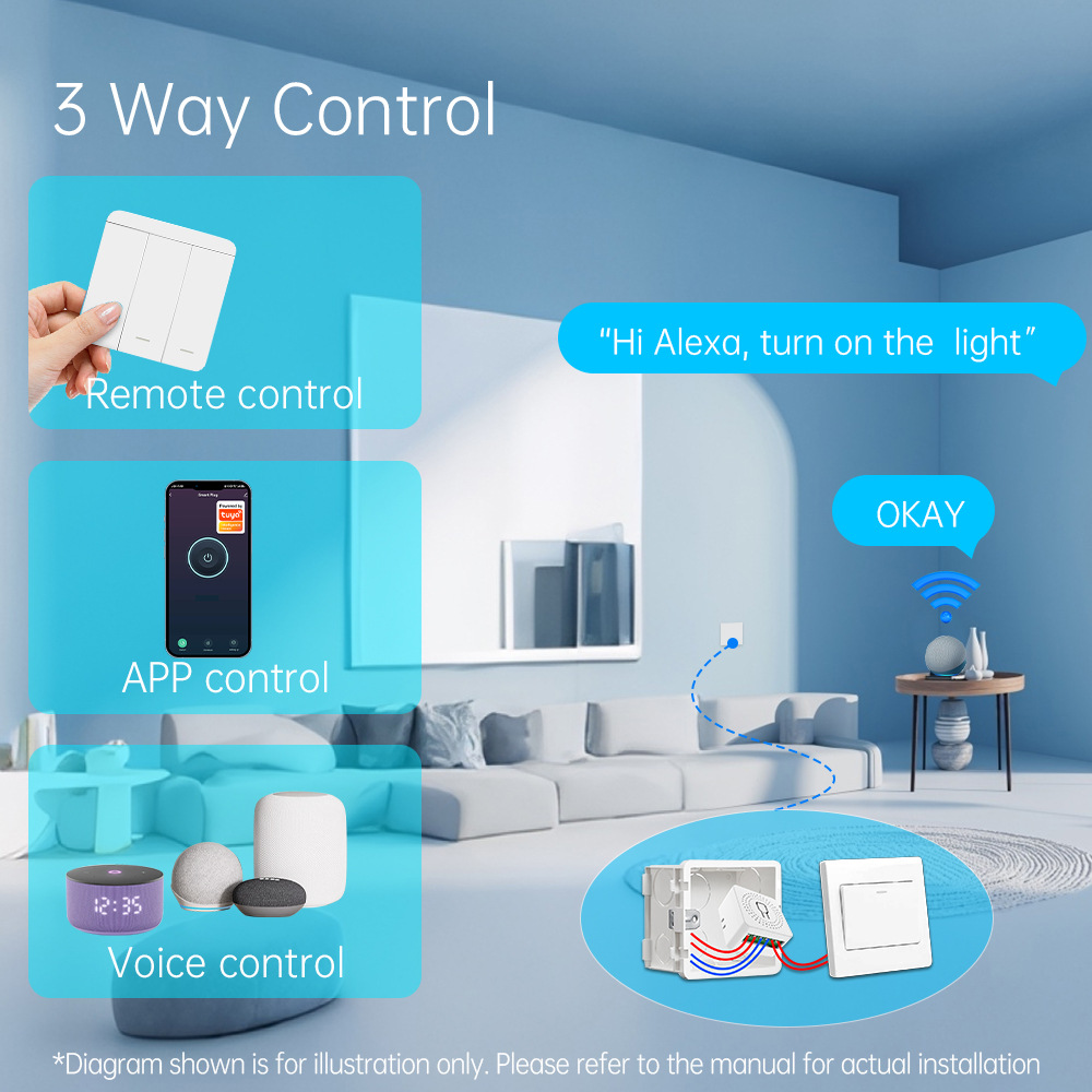Sakelar Lampu Pintar WiFi Tuya - Tuya Smart Switch ulasan dan harga