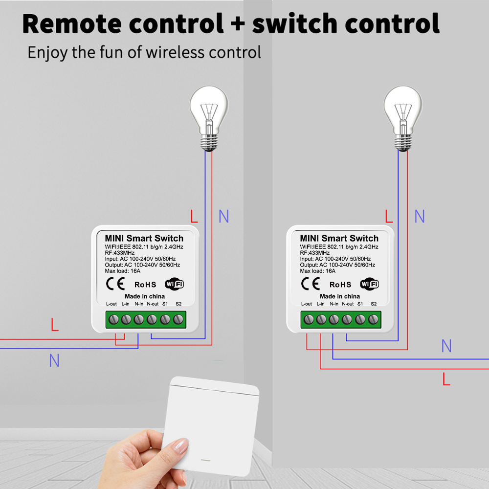 Sakelar Lampu Pintar WiFi Tuya - Tuya Smart Switch ulasan dan harga