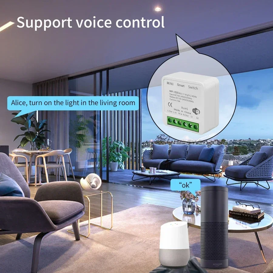 Modul Sakelar Pintar WiFi Tuya - Smart Home Google Assistant ulasan dan harga