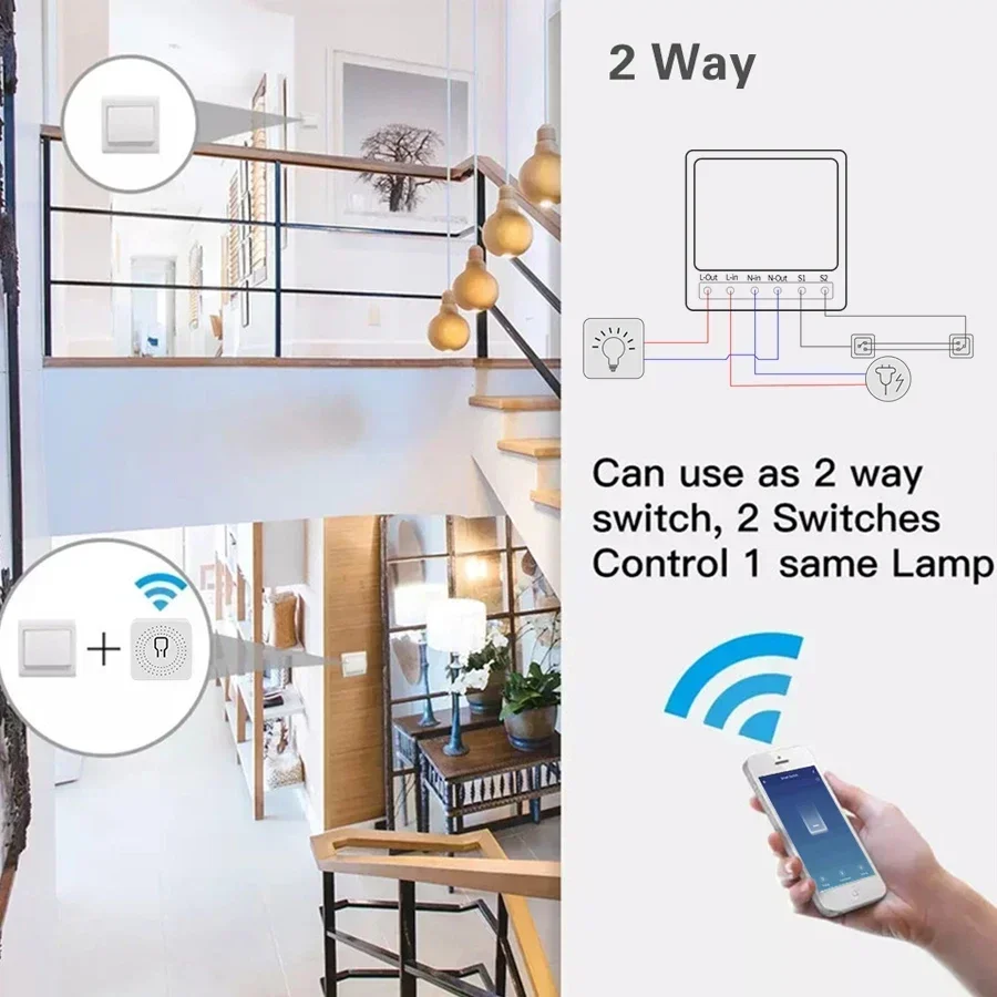 Modul Sakelar Pintar WiFi Tuya - Smart Home Google Assistant ulasan dan harga