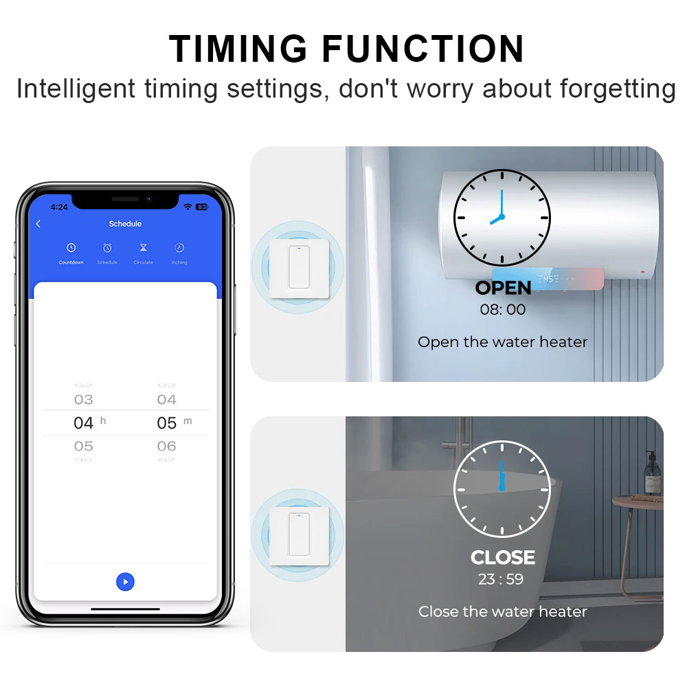 Sakelar Pemanas Air Pintar/Kon - Smart Home Button ulasan dan harga