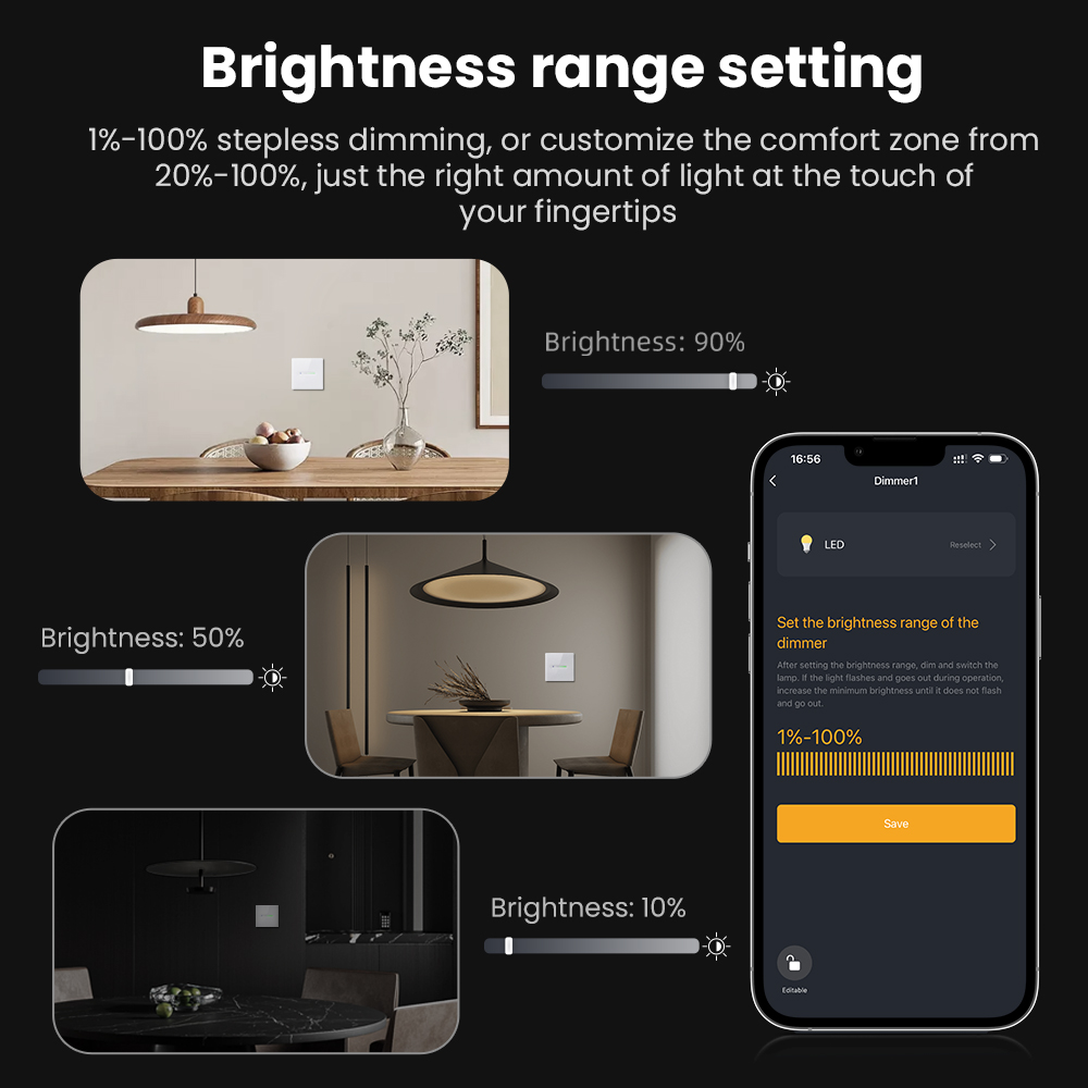AVATTO WiFi 1/2 Gang Smart Dim - Tuya Smart Switch ulasan dan harga