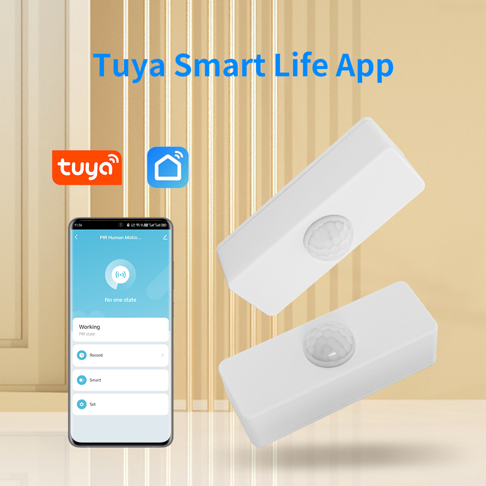Sensor Gerak PIR Pintar WiFi T - Smart Home Google Assistant ulasan dan harga
