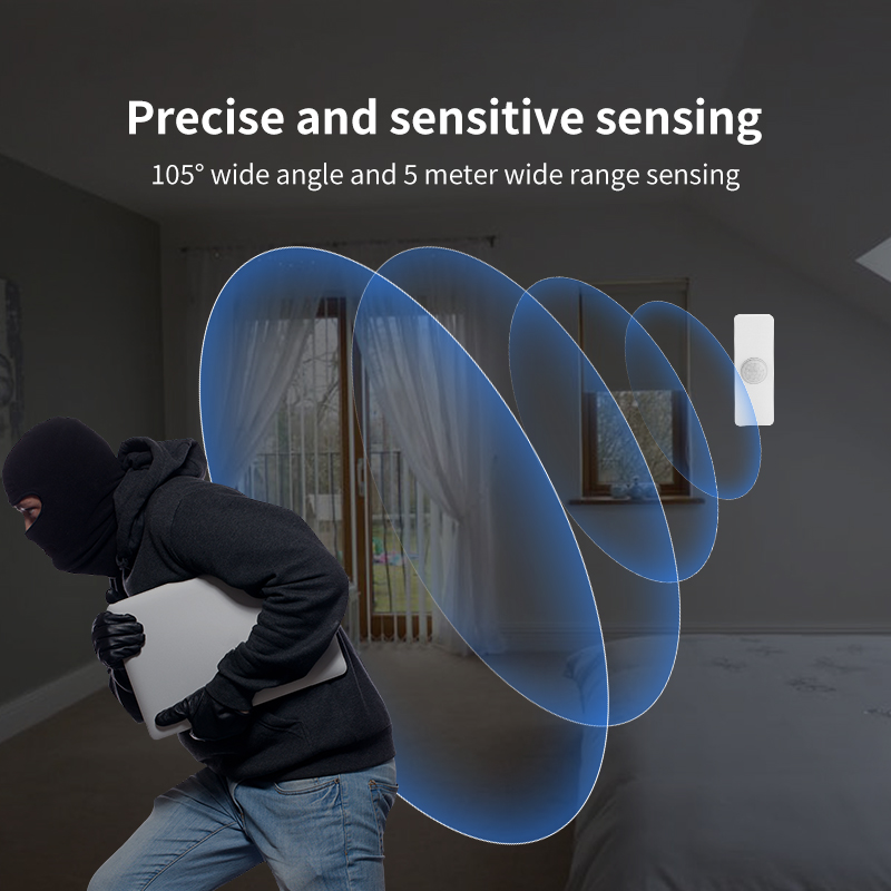 Sensor Gerak PIR Pintar WiFi T - Smart Home Google Assistant ulasan dan harga