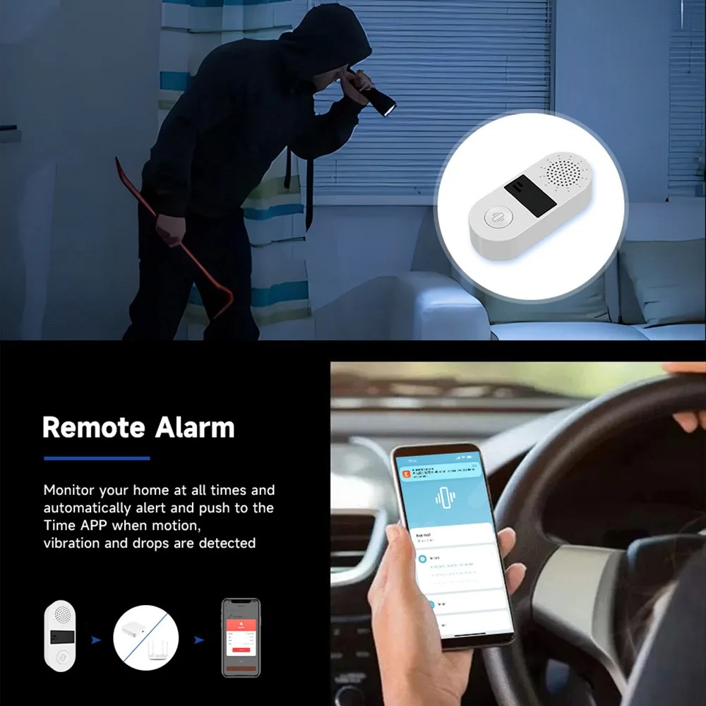 Sensor Getaran WiFi Tuya - Ala - Smart Home Google Assistant ulasan dan harga