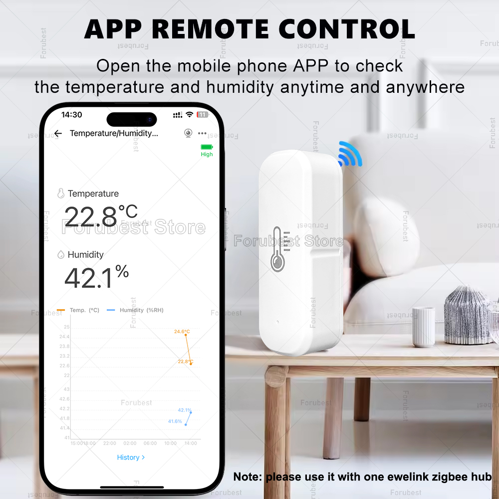 ZigBee Sensor Suhu dan Kelemba - Smart Home Bridge ulasan dan harga
