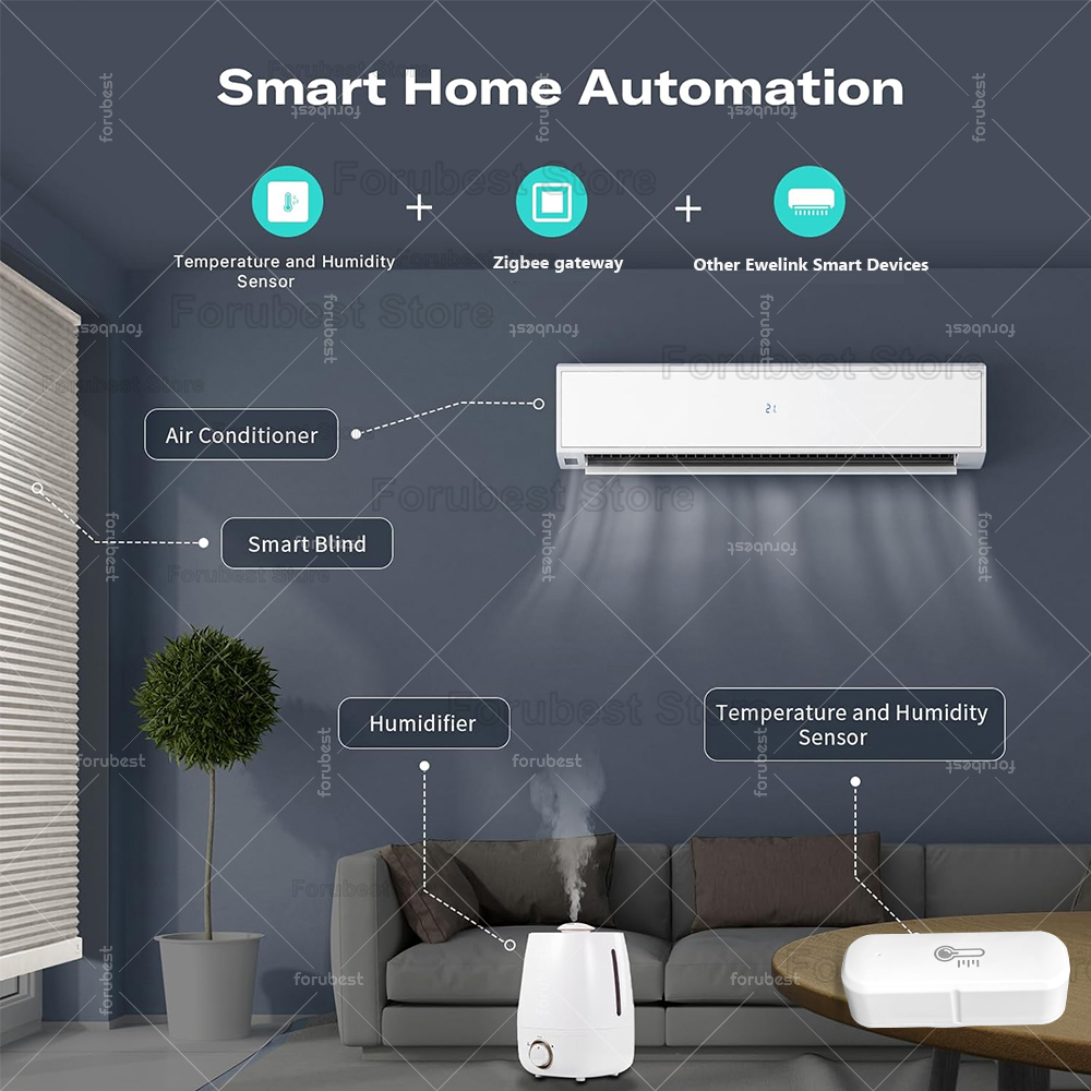 ZigBee Sensor Suhu dan Kelemba - Smart Home Bridge ulasan dan harga