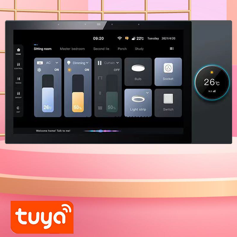 Panel Kontrol Pusat Layar Sent - Smart Home Hub ulasan dan harga