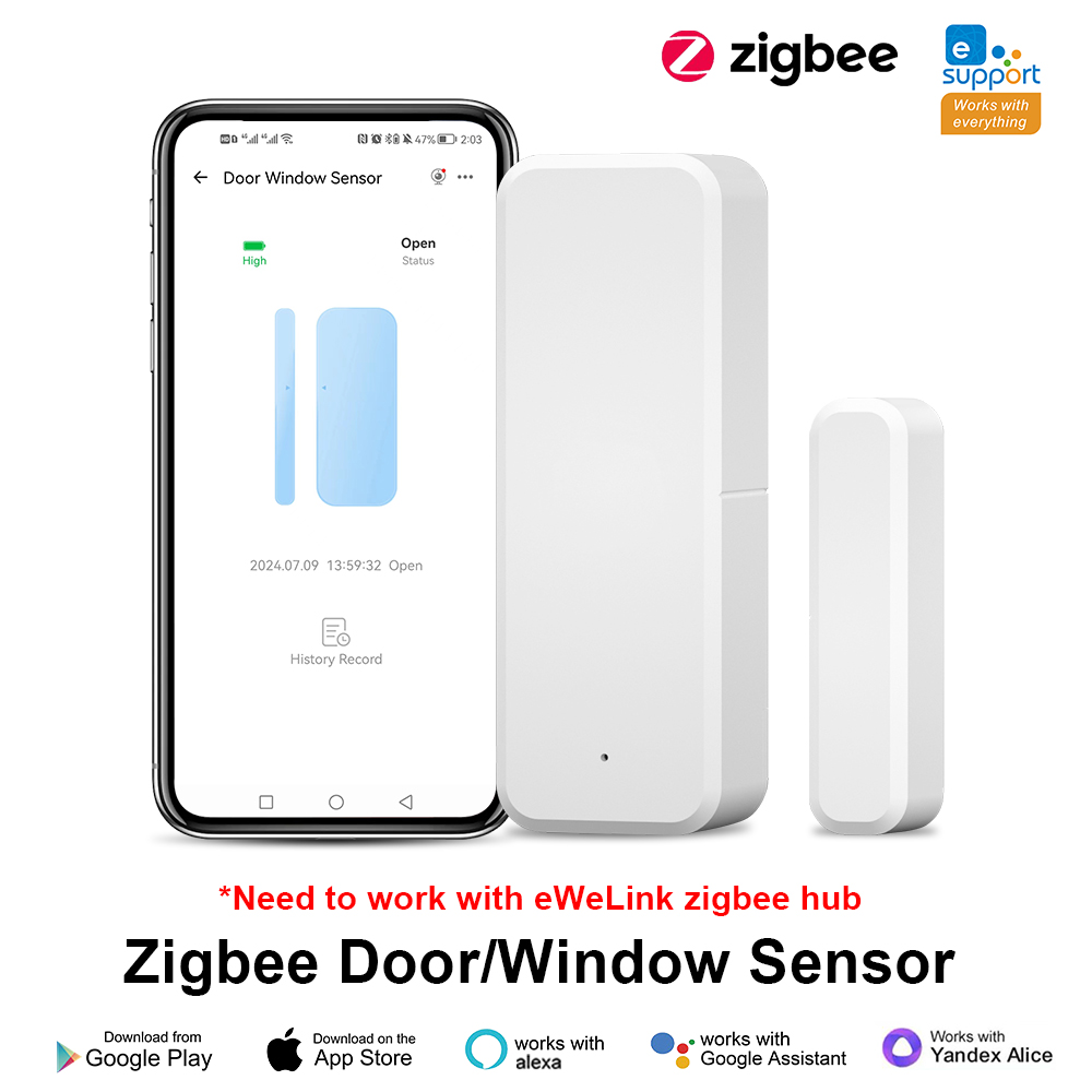 ZigBee Sensor jendela pintu eW - Smart Home Bridge ulasan dan harga