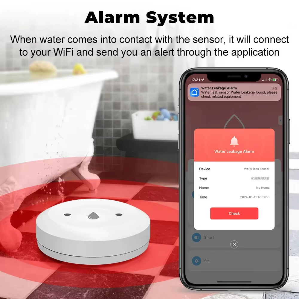 Tuya ZigBee 3.0 Detektor Keboc - Smart Home Google Assistant ulasan dan harga