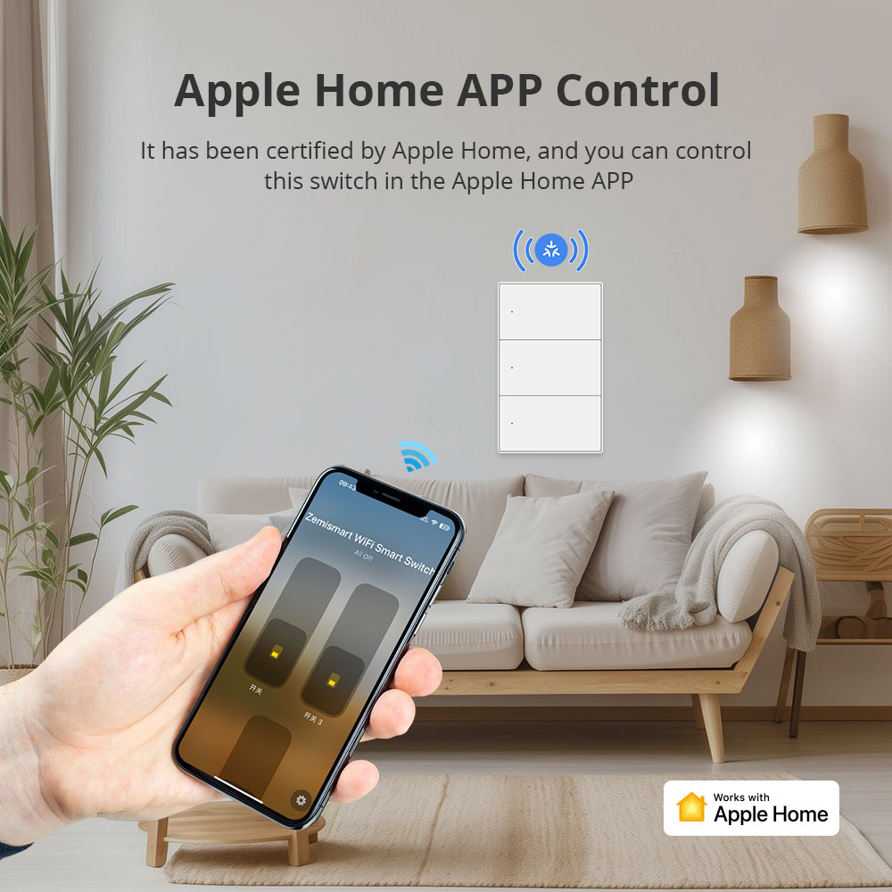 Zemismart Matter saklar lampu  - Smart Home Orvibo ulasan dan harga