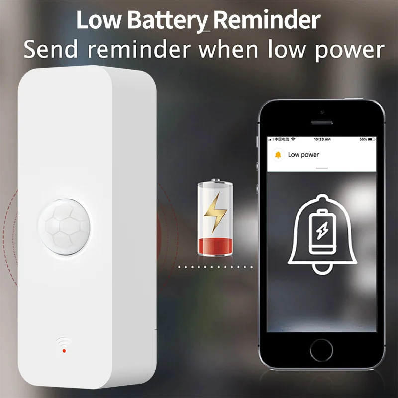Zigbee PIR Sensor gerak WiFi,  - Smart Home Google Assistant ulasan dan harga