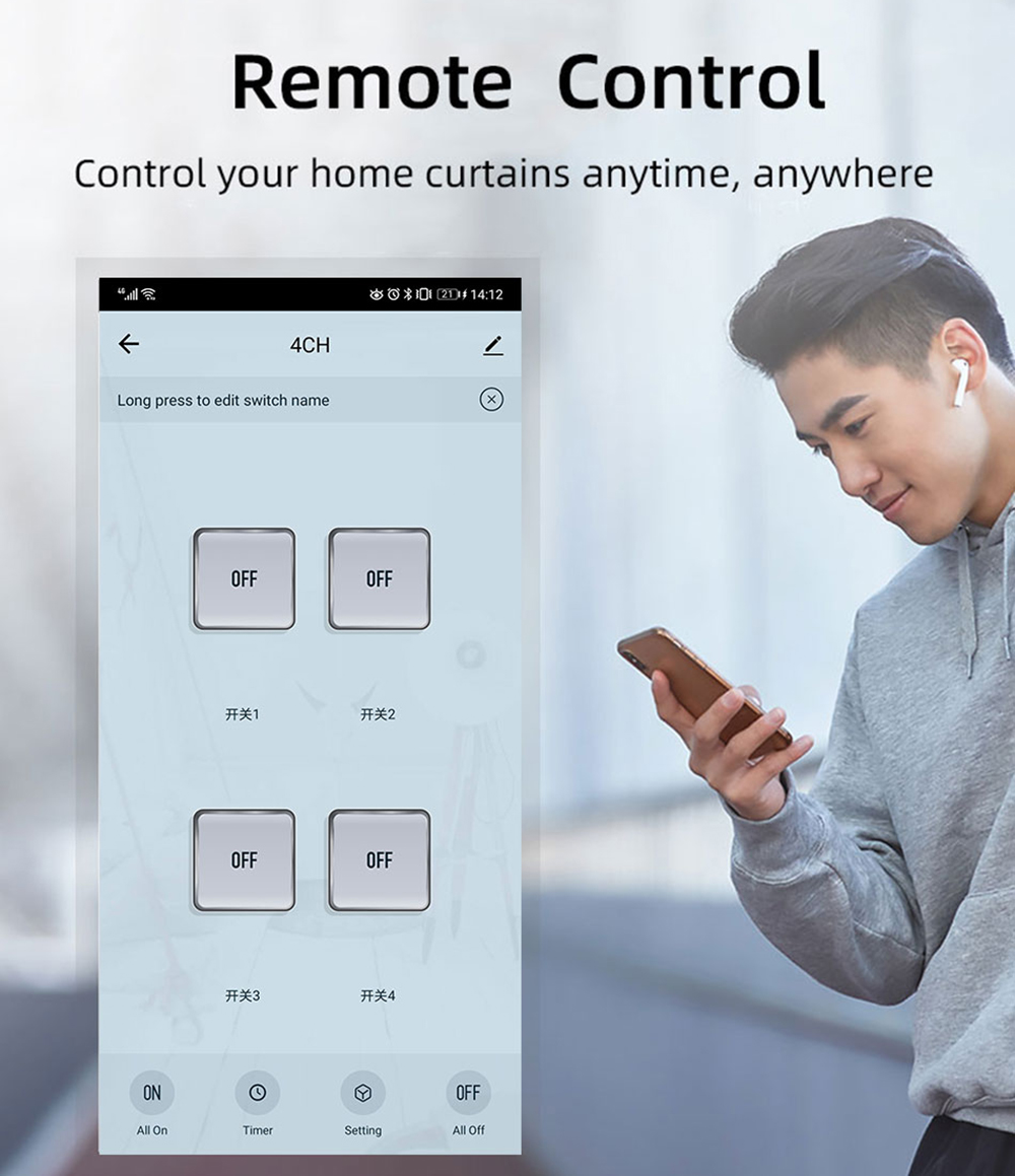 Modul Relay Sakelar Zigbee 4CH - Tuya Smart Switch ulasan dan harga