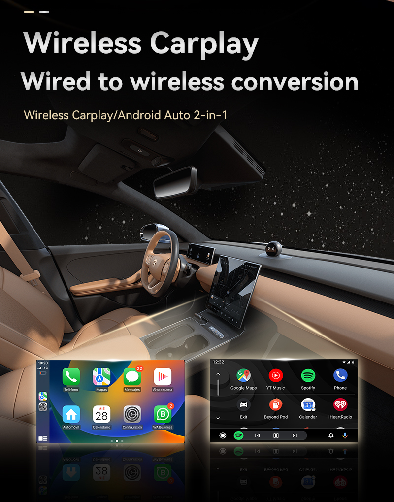 Dongle CarPlay Nirkabel 2in1,  - Smart Home Iot ulasan dan harga
