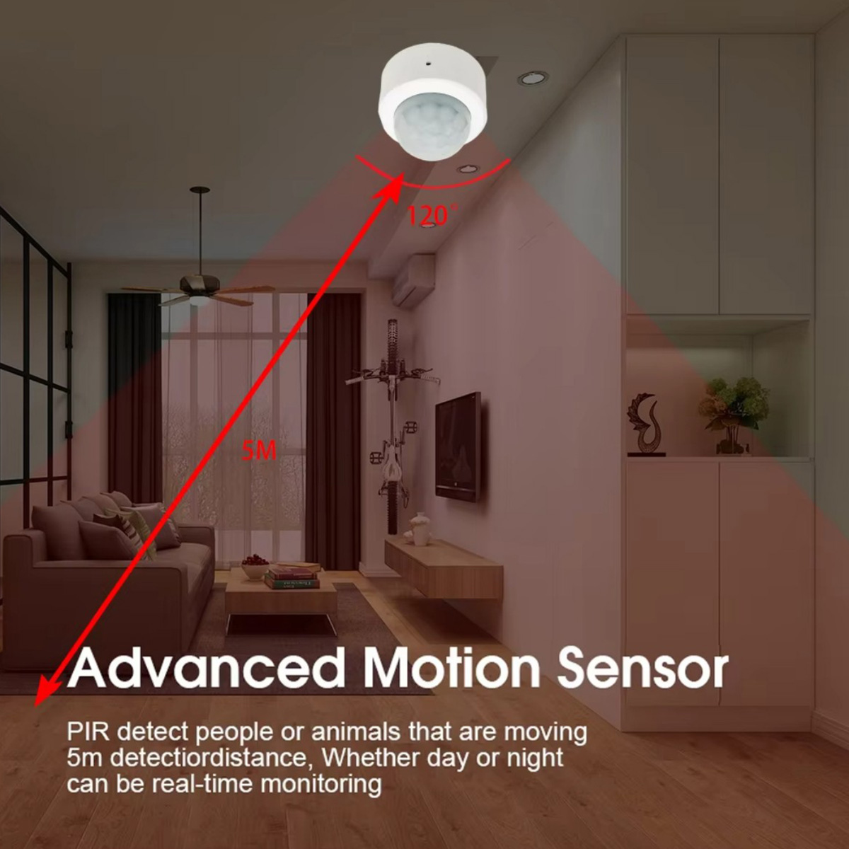 Zigbee3.0 Mini PIR Sensor Gera - Smart Home Ir ulasan dan harga
