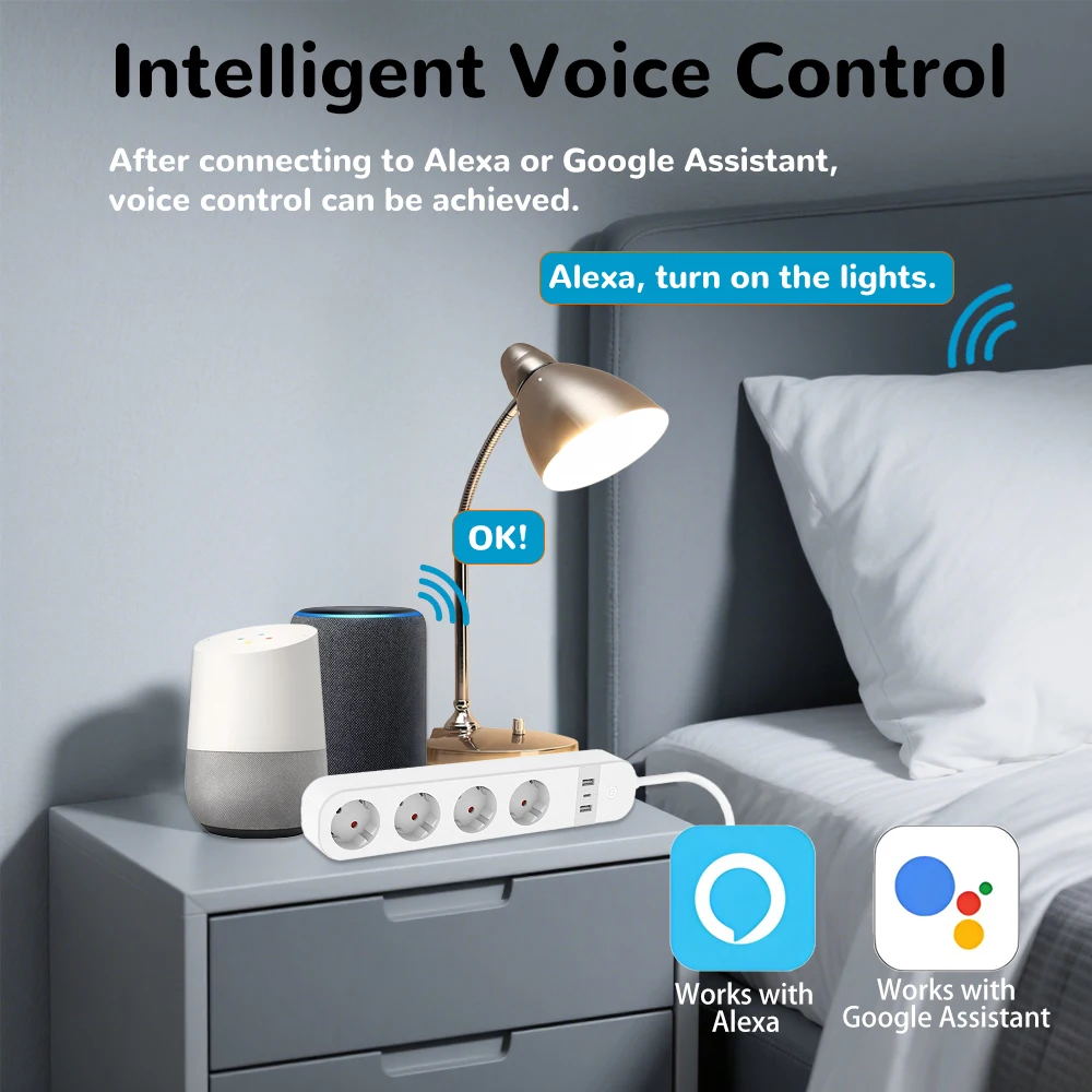 BORUIDAPLS EU Plug WiFi Smart  - Smart Home Elements ulasan dan harga
