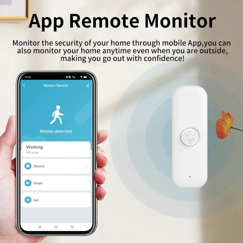 Tuya Sensor gerak WiFI PIR tub - Smart Home Google Assistant ulasan dan harga